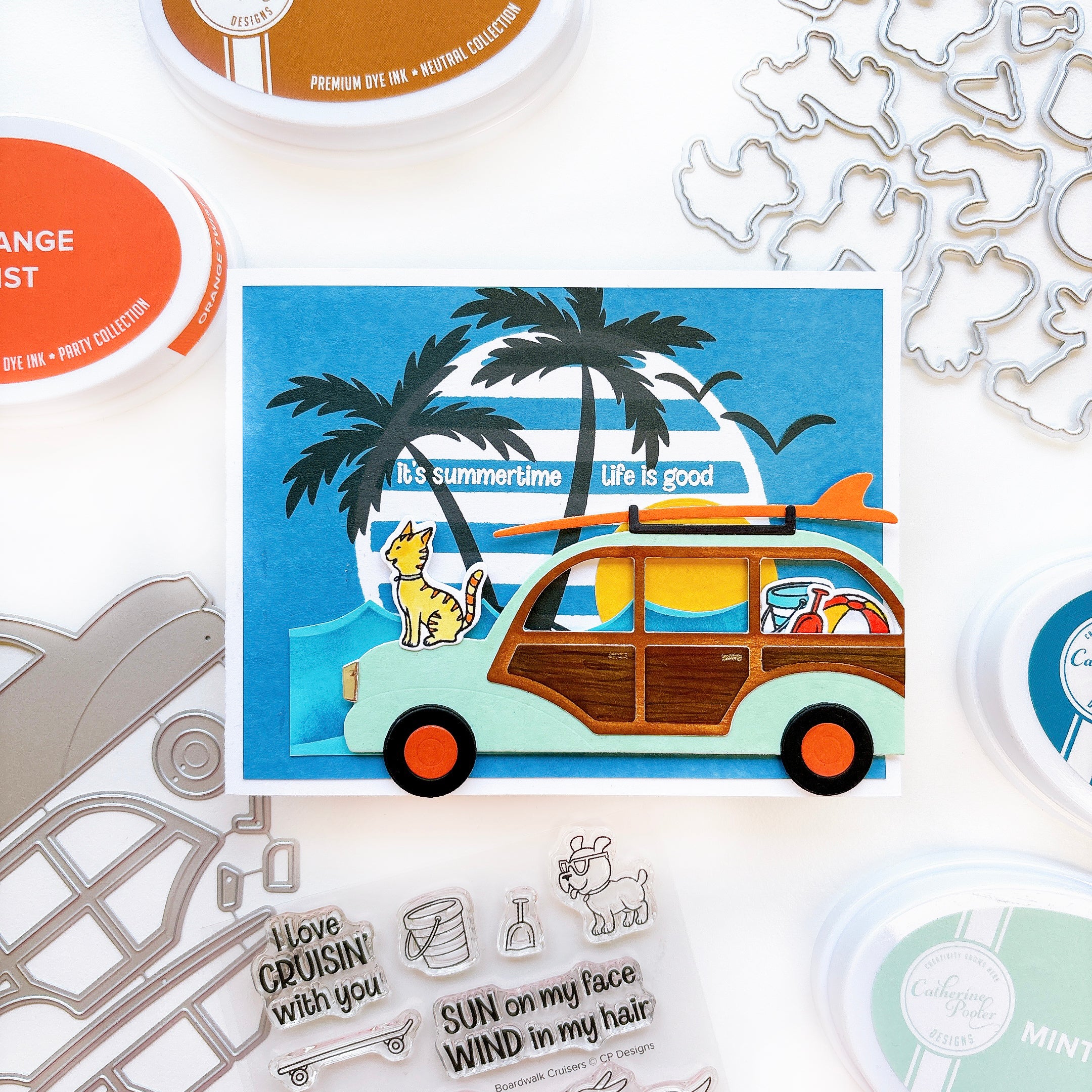 Boardwalk Cruisers Stamp Set – Catherine Pooler Designs