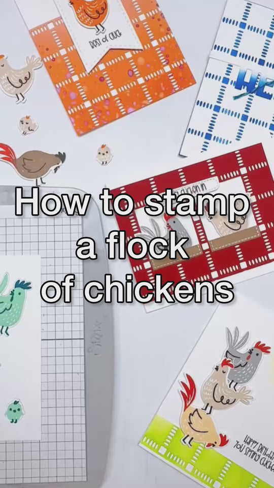 Chicken In Stamp Set
