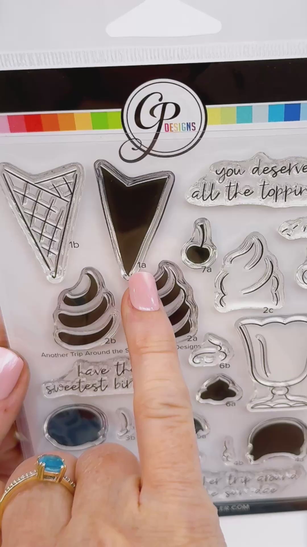 Another Trip Around the Sun-dae Stamp Set