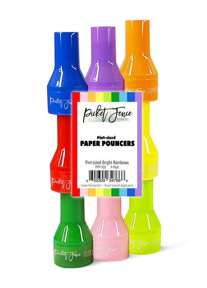 Pint-size Paper Pouncer Bright Rainbow by Picket Fence Studios