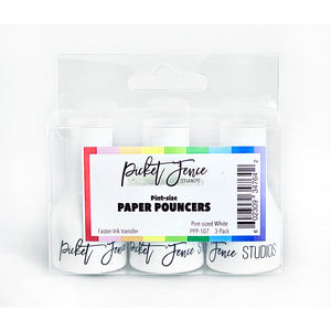 Pint-size Paper Pouncer White by Picket Fence Studios