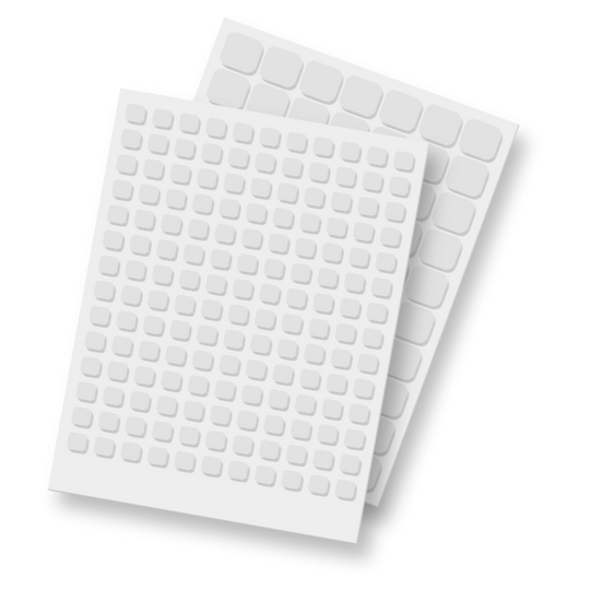 White Foam Squares- 2 sizes