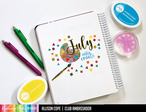 Art Has No Rules Stamp Set July Canvo Spread