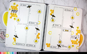 Bee Kind Stamp Set on weekly canvo spread