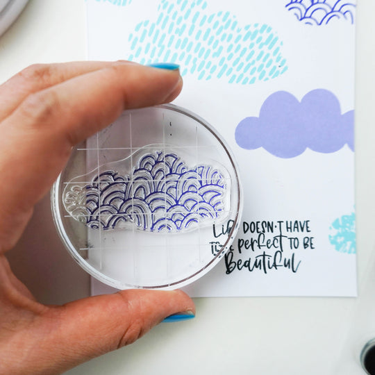 April Showers Stamp sample