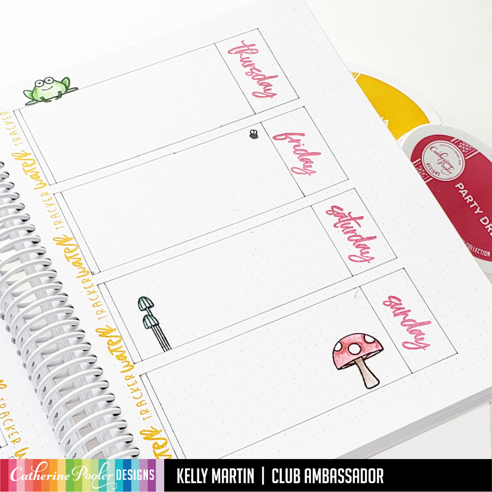 week calendar in canvo journal