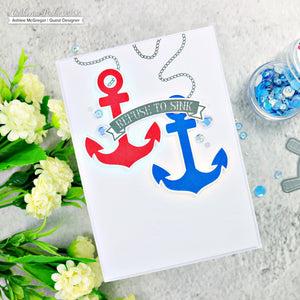 refuse to sink card with two anchors