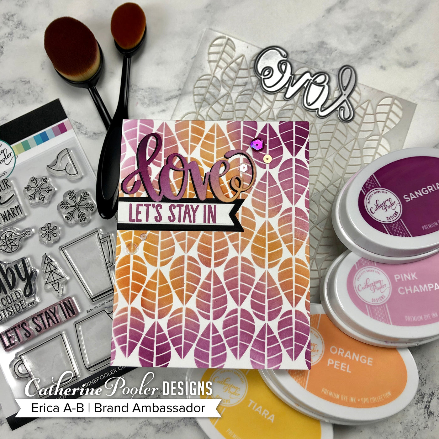Catherine Pooler Designs - Acrylic Grid Stamping Block 2.75 inch Round