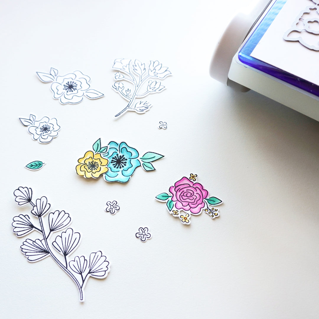 Best Things in Life Floral Stamp Sample