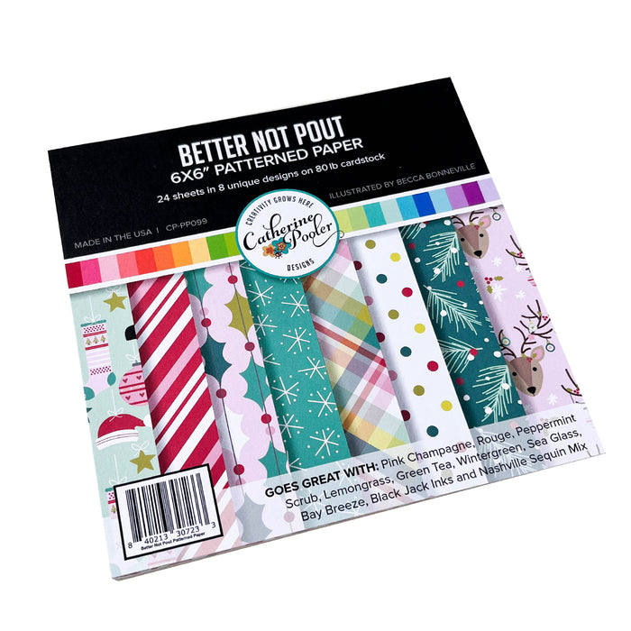 Better Not Pout Patterned Paper