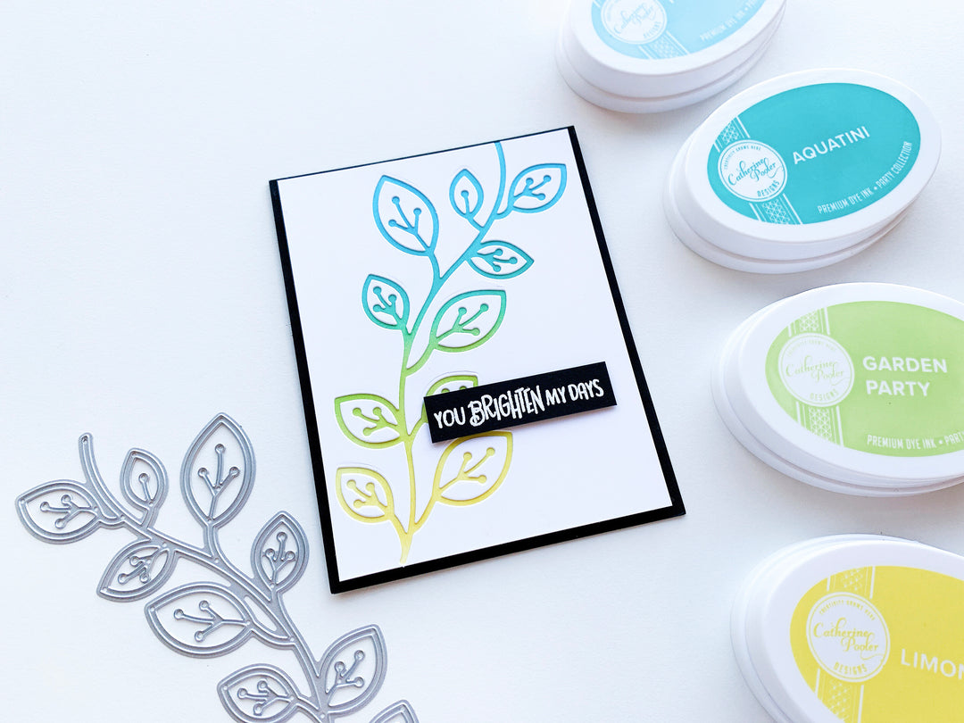 Color Blended Birdie's Branch Brighten My Day Card