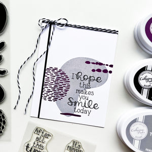 I hope this makes you smile card made with Bold Bits & Patterns Stamp Set