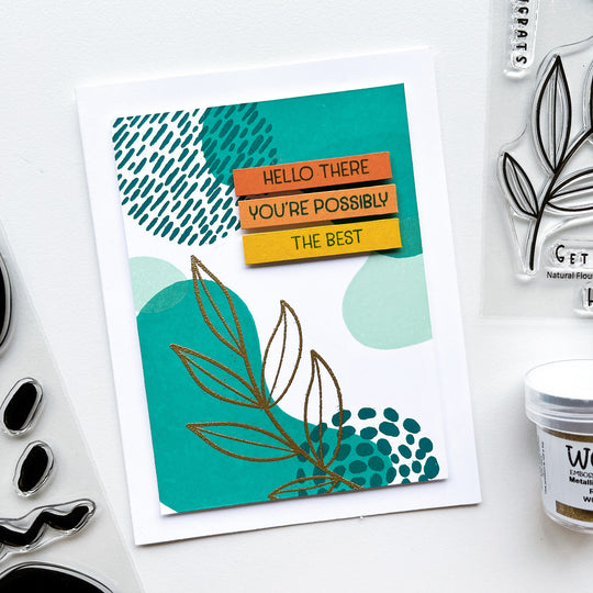 card made with Bold Bits & Patterns Stamp Set