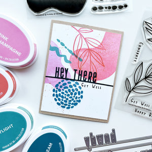 Get well card made with Bold Bits & Patterns Stamp Set