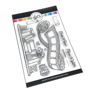 clear stamp set for all bullet journal needs for reading or movie tracking