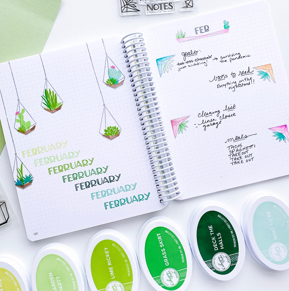 February Canvo Cover page and to do list spread