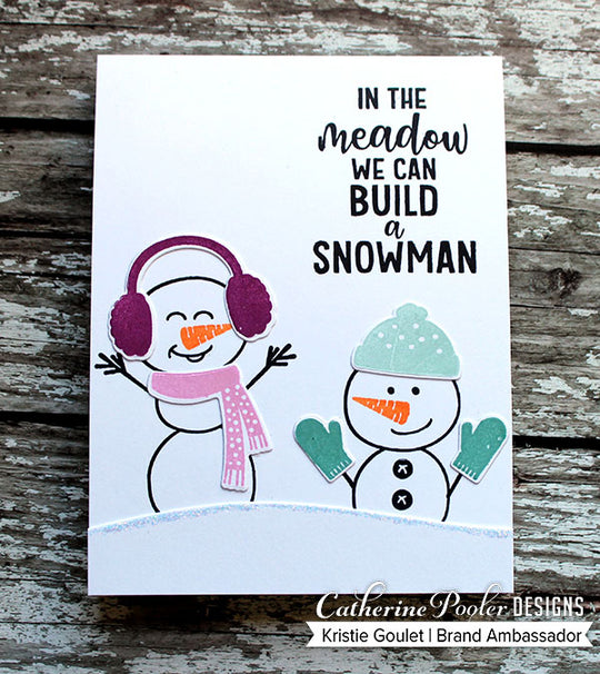 Two snowmen in sangria, pink champagne, and hot tub with sentiment