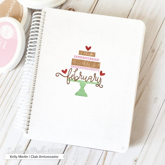 february cover page with cake 