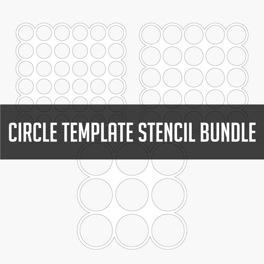 Circle Template Stencil Bundle