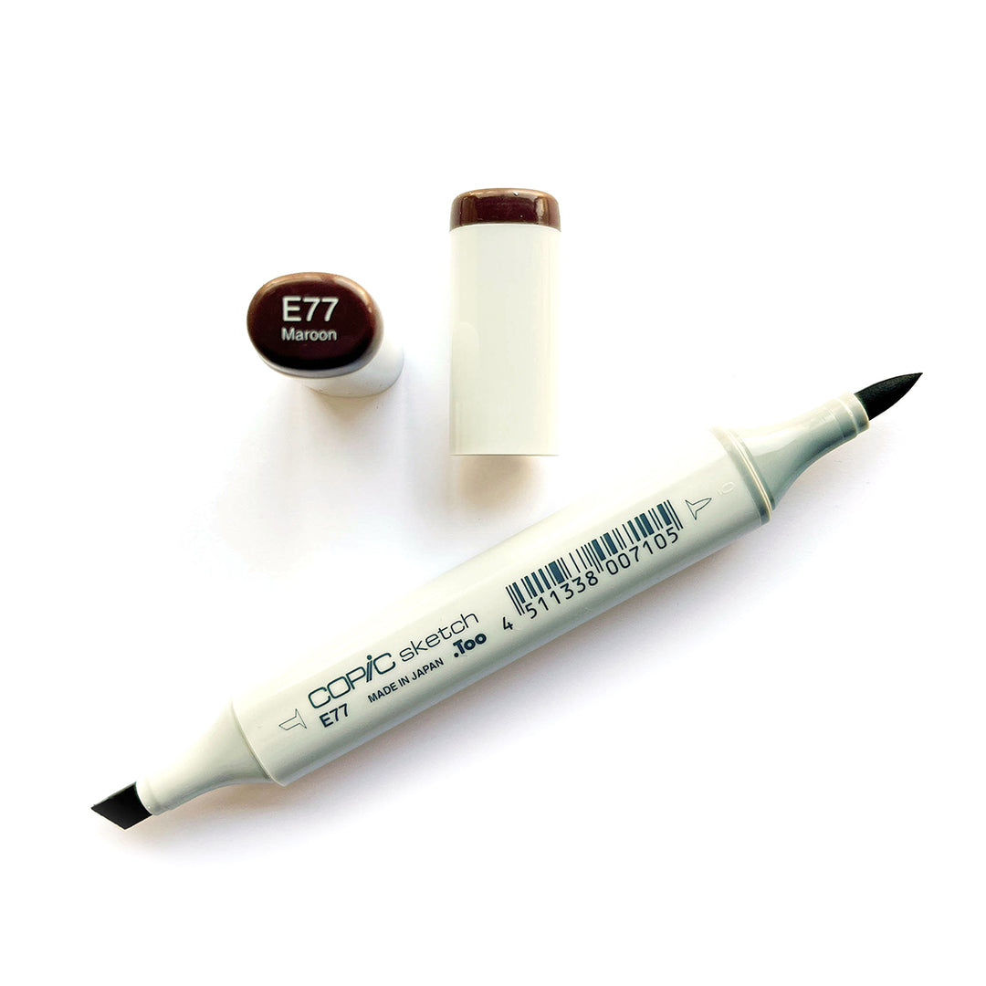 E77 Maroon Copic Sketch Marker