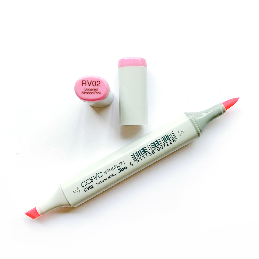 RV02 Sugared Almond Pink Copic Sketch Marker