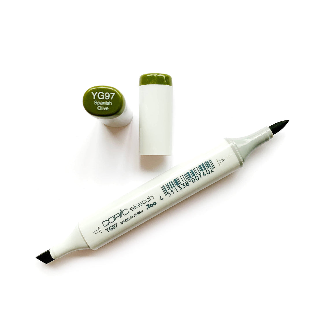 YG97 Spanish Olive Copic Sketch Marker