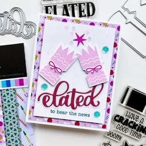 So Very Elated Sentiments Stamp Set