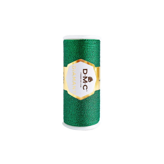 Green Emerald Diamant Metallic Thread by DMC