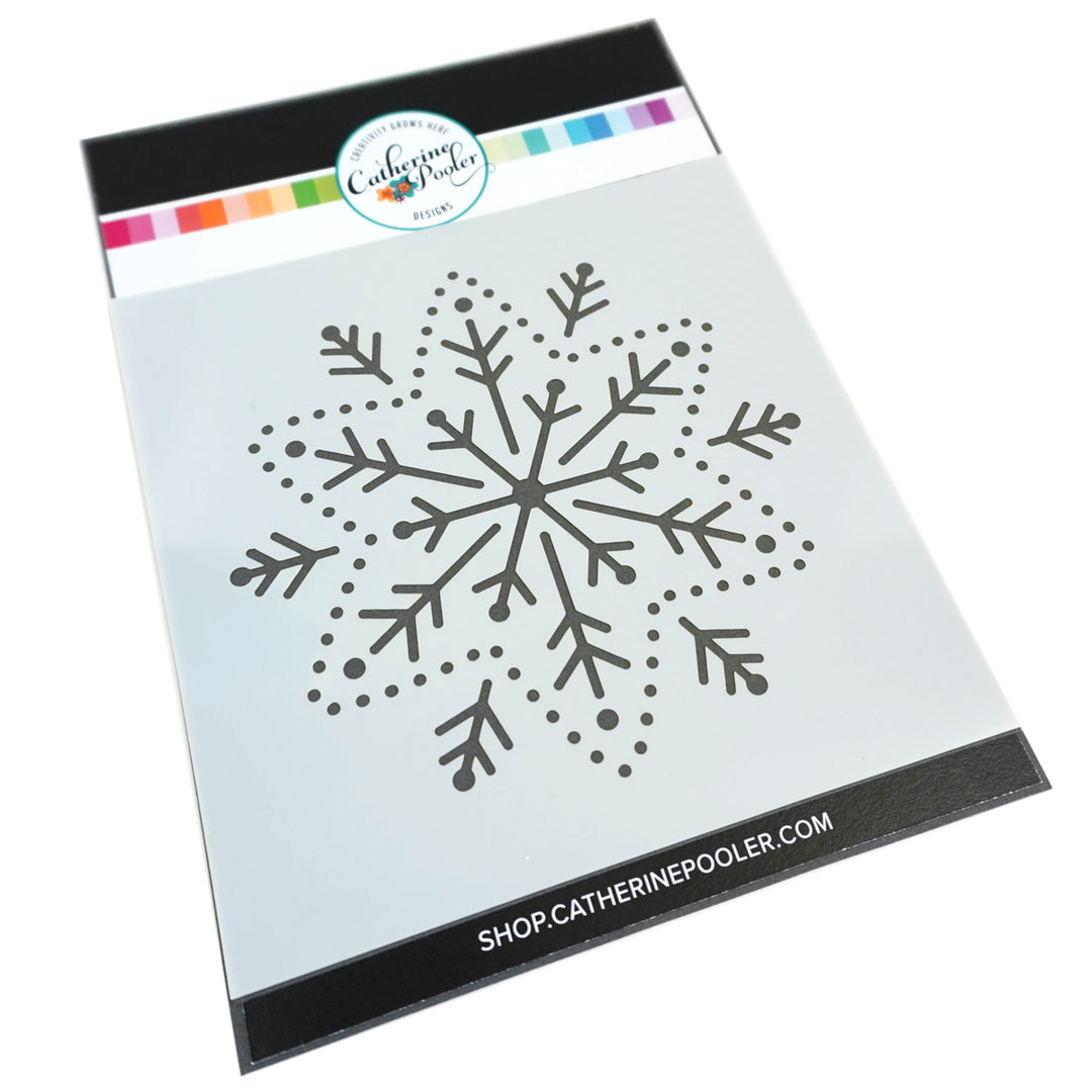 Embroidered Snowflake Stencil