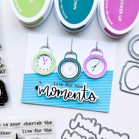 live for the moments card with every minute stamps