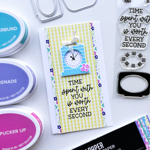 slimline card with time spent with you is worth every second sentiment
