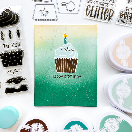 Everybody Say Happy Sentiments Stamp Set