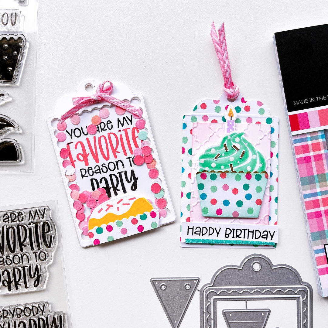 Everybody Say Happy Sentiments Stamp Set