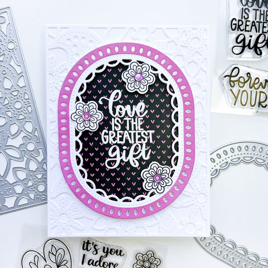 Forever Yours Sentiments Stamp Set