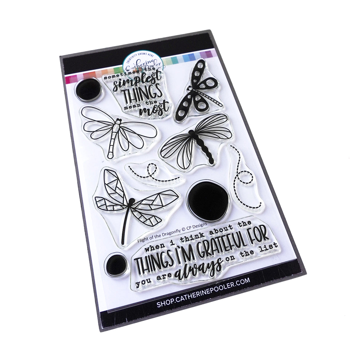 Beautiful Butterflies Stamp Set - Boho Collection - Catherine Pooler