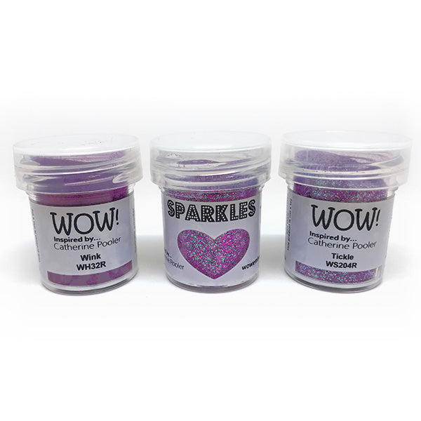 Flirty Fuchsia Embossing Trio by WOW