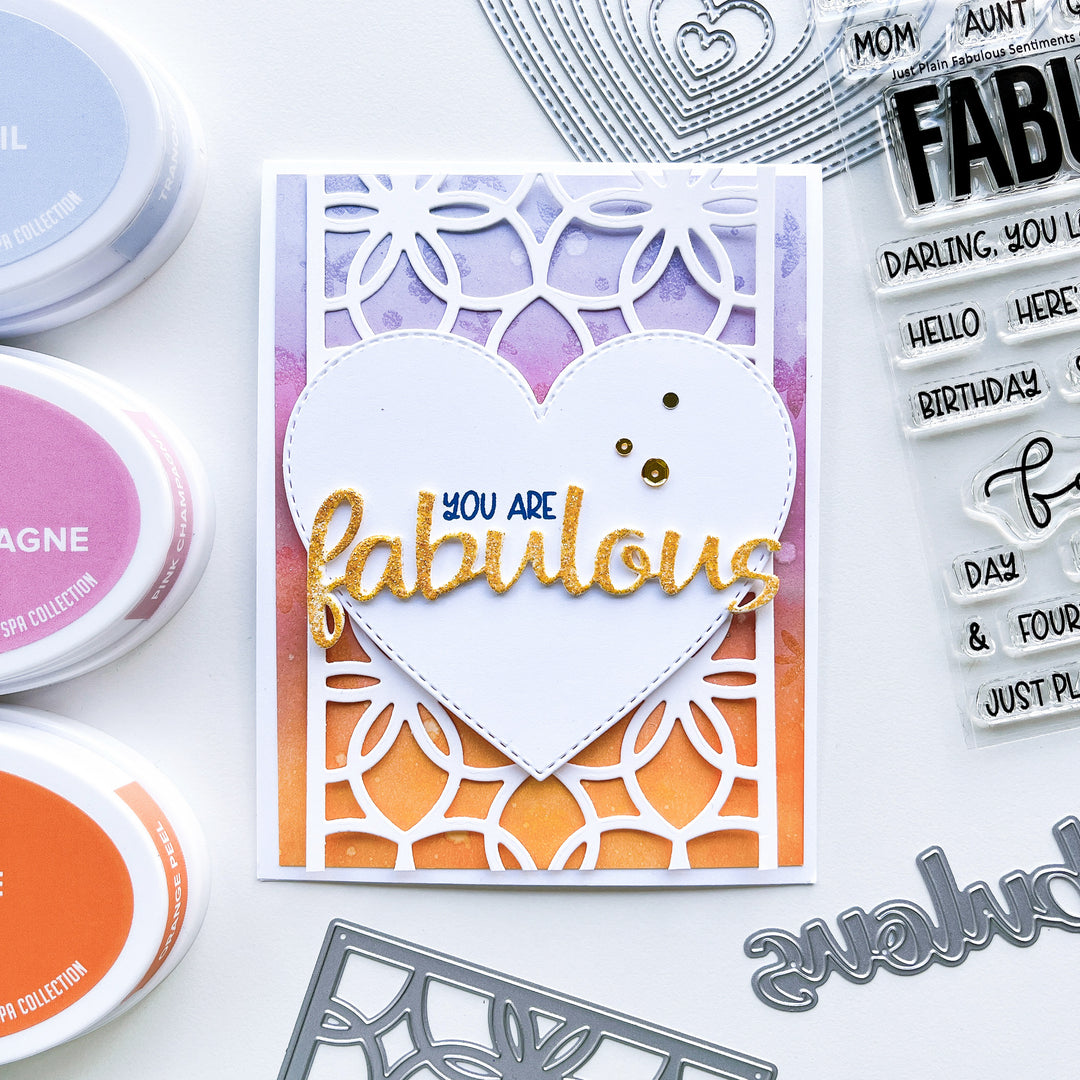 Just Plain Fabulous Sentiments Stamp Set