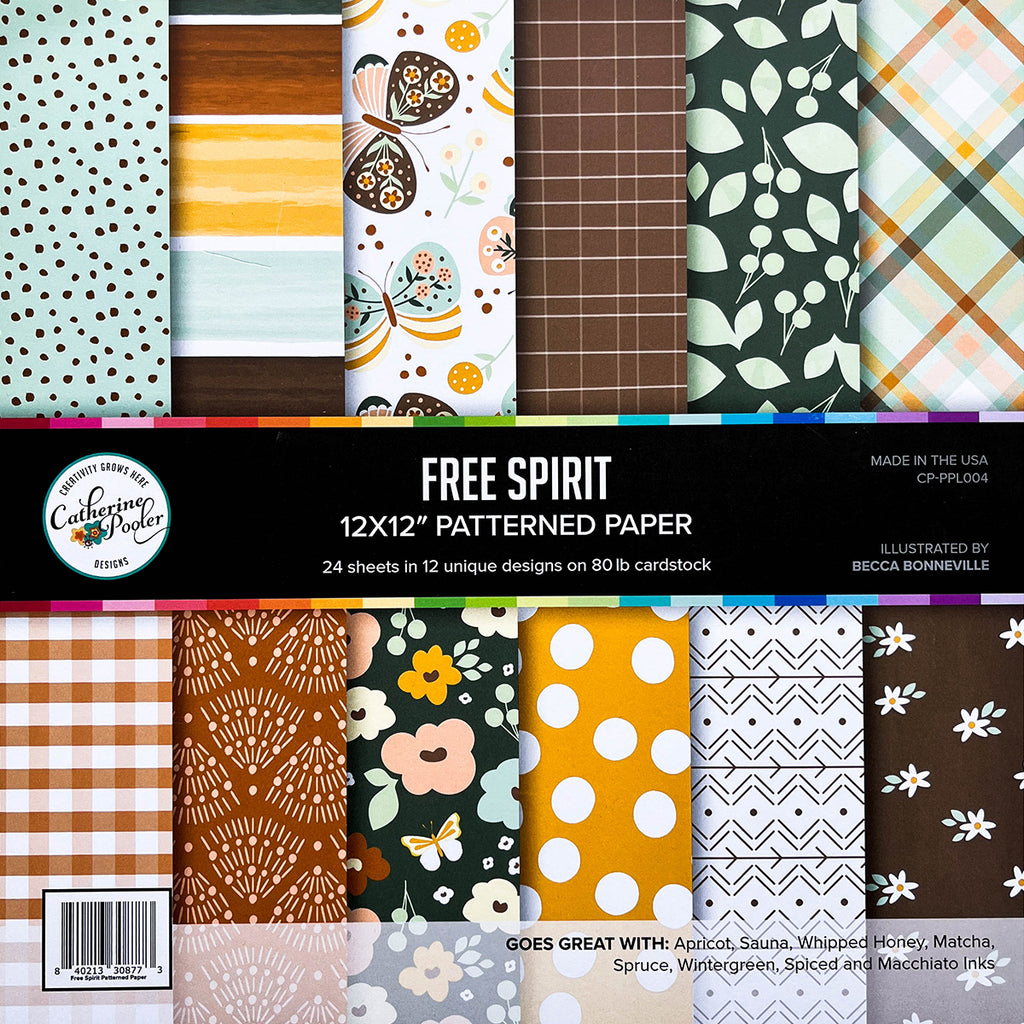 Free Spirit 12x12 Patterned Paper – Catherine Pooler Designs free-spirit-12x12-patterned-paper-catherine-pooler-designs