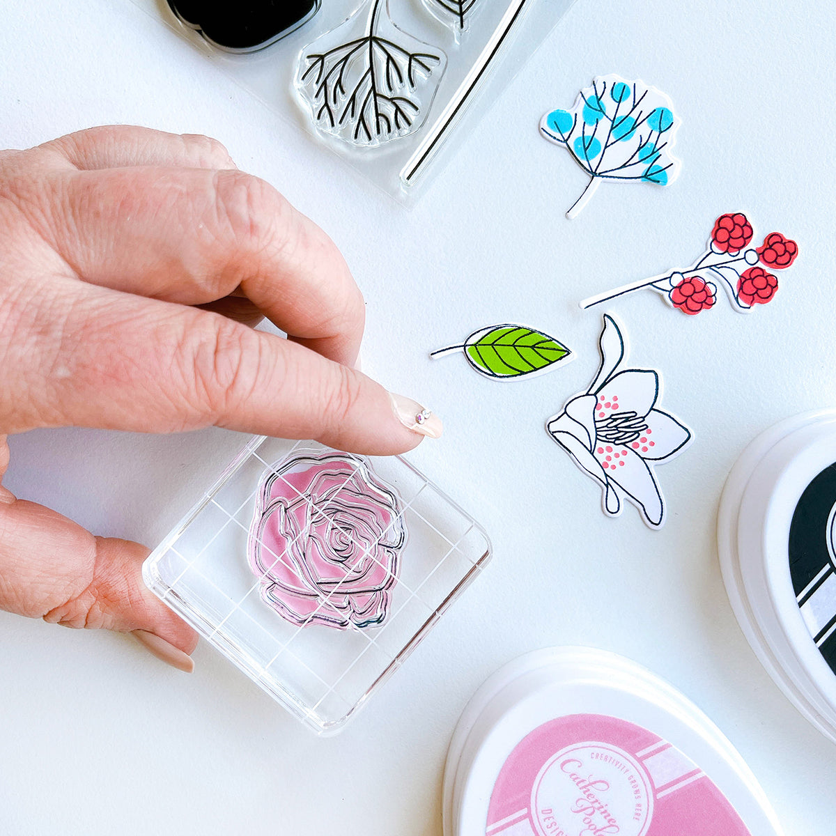 Fresh Picked Floral Stamp Set – Catherine Pooler Designs