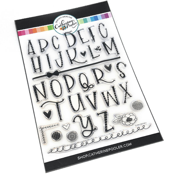 Catherine Pooler Designs Funky Alphabet Stamps