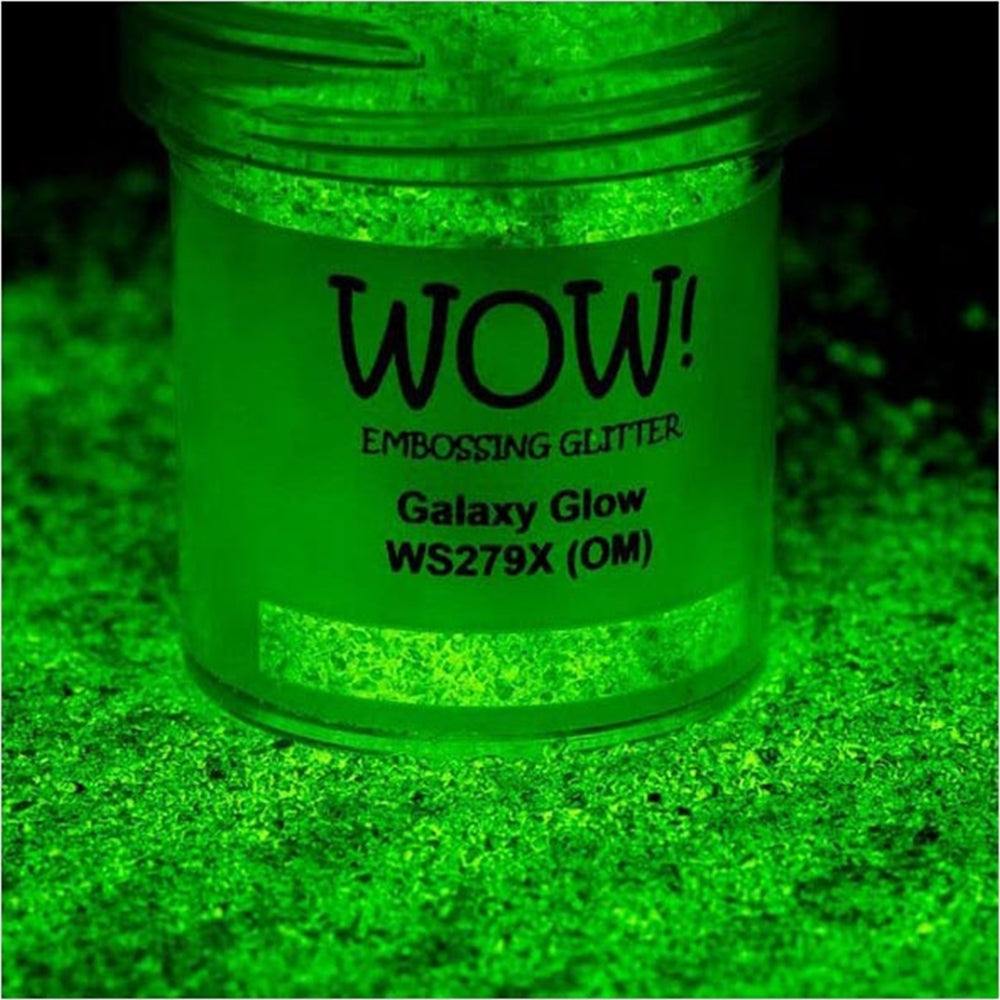 galaxy glow embossing glitter glowing in the dark