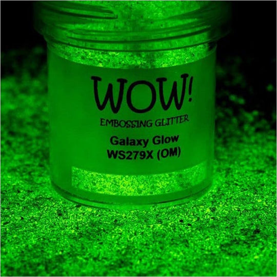 galaxy glow embossing glitter glowing in the dark