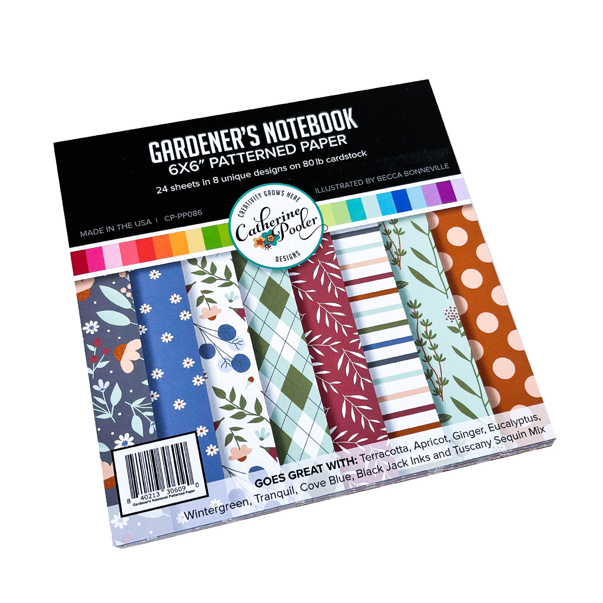 Gardener's Notebook 6x6 Patterned Paper