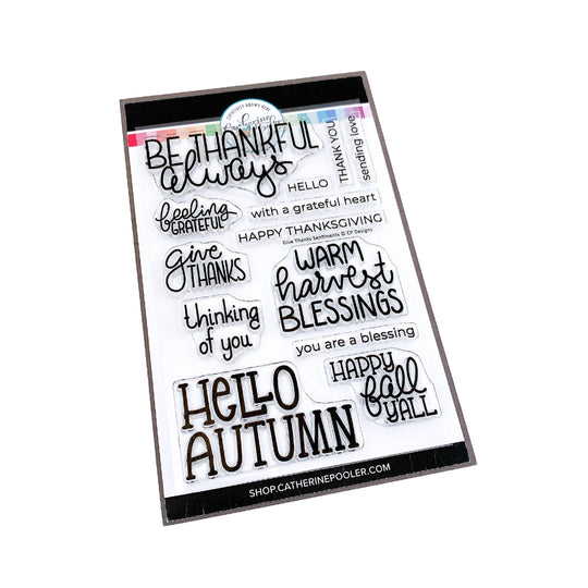 Give Thanks Sentiments Stamp