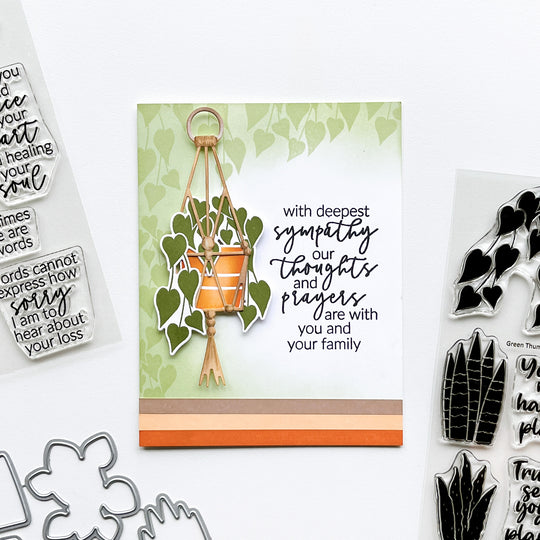 Inside Out Sympathy Sentiments Stamp Set