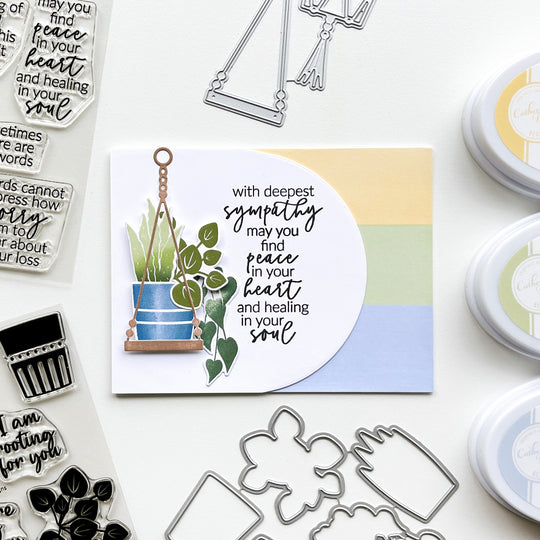 Inside Out Sympathy Sentiments Stamp Set