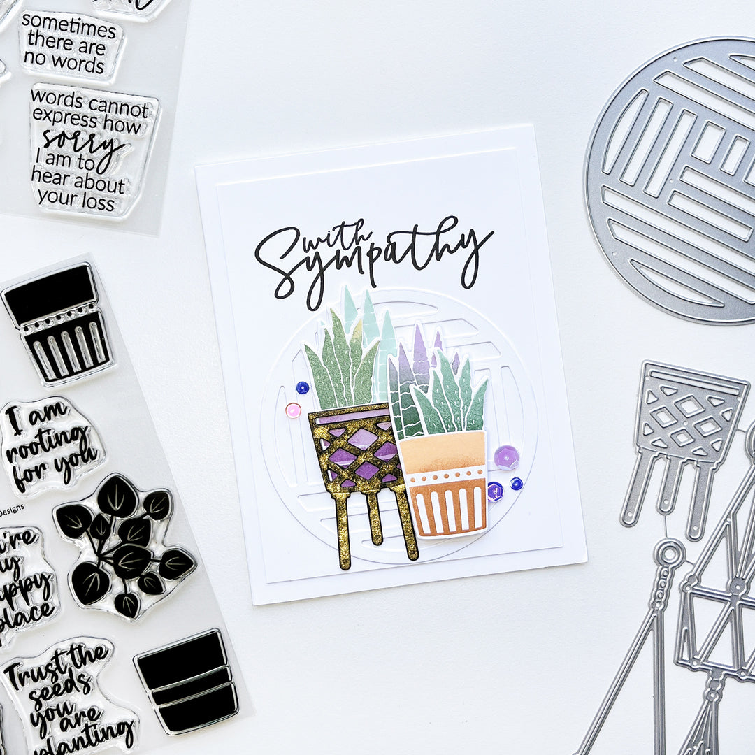 Inside Out Sympathy Sentiments Stamp Set