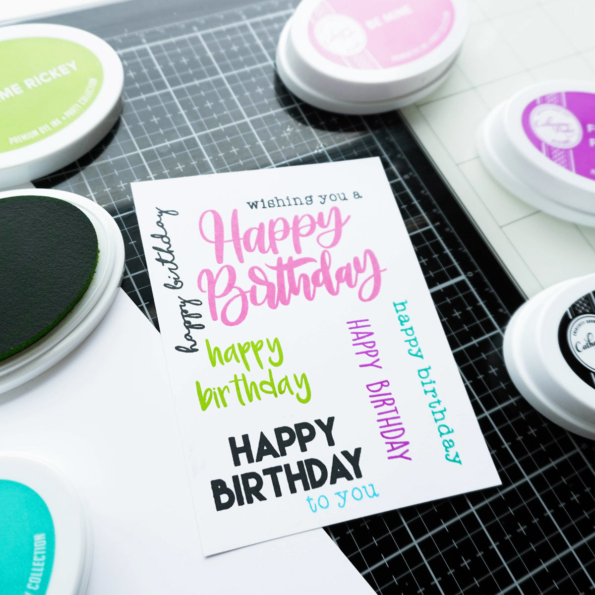 Catherine Pooler Designs - Clear Stamps - Happy Birthday Many Ways