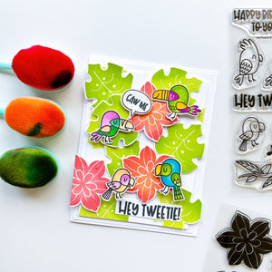 In the Tropics Floral Stamp Set