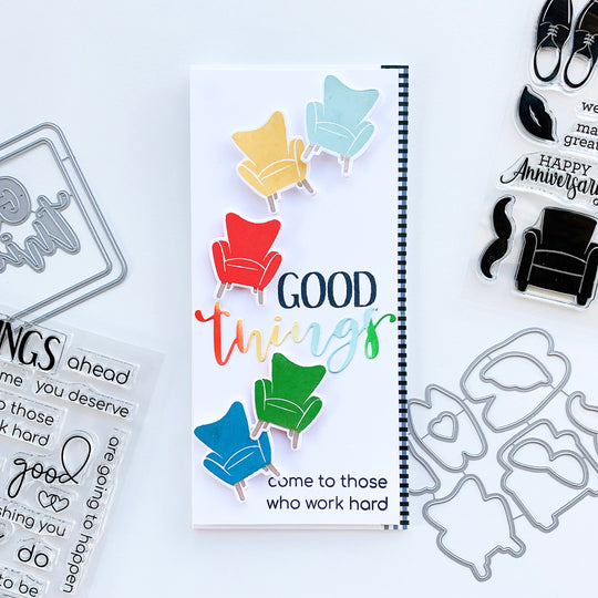 good things slimline card